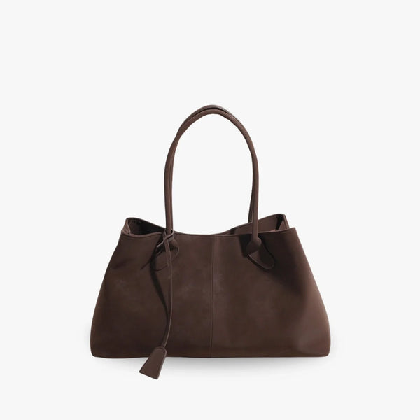 Lina Oversized Vegan Suede Tote Bag