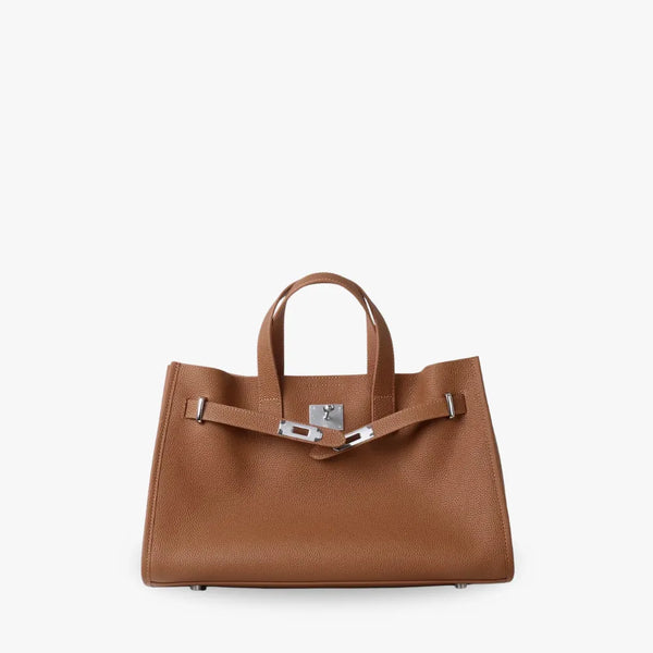 Loha Grained Vegan Leather Work Tote