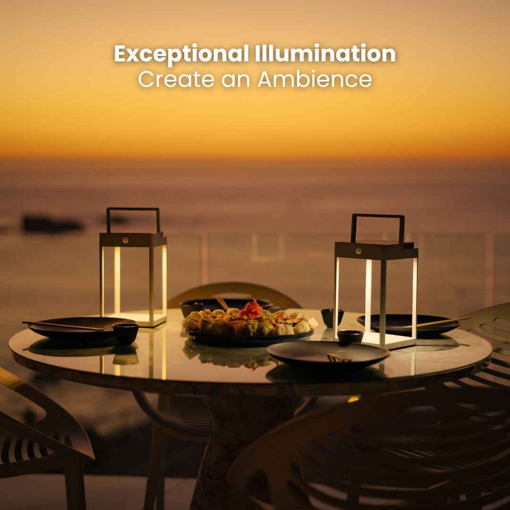 Luxury Metal Solar Lantern