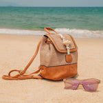 Liorra Structured Vegan Leather Backpack