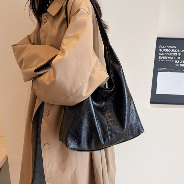 Anah Vegan Leather Hobo Bag