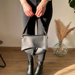 Lune Vegan Leather Crossbody Bag