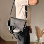 Lune Vegan Leather Crossbody Bag
