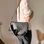 Lune Vegan Leather Crossbody Bag