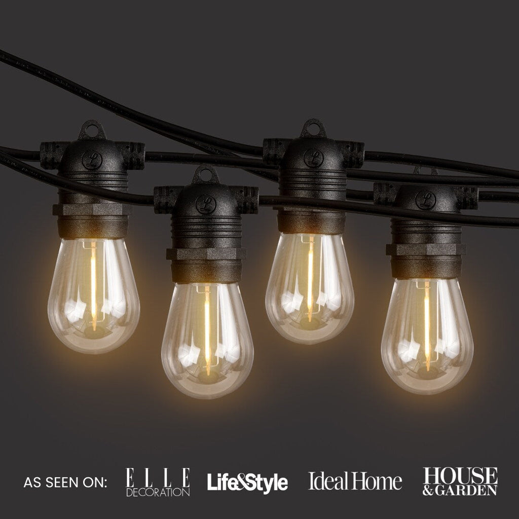 Premium Solar Bulb String Lights - 33 feet | 10 meters