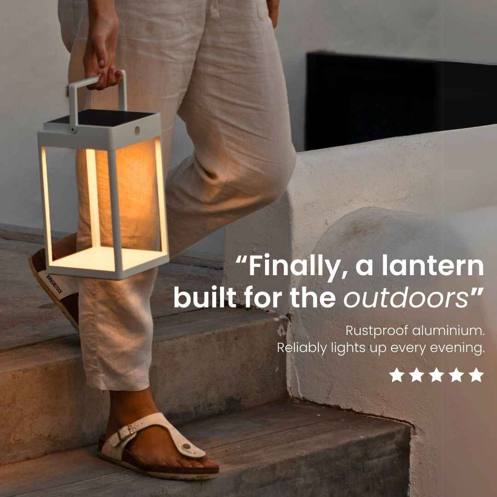 Luxury Metal Solar Lantern