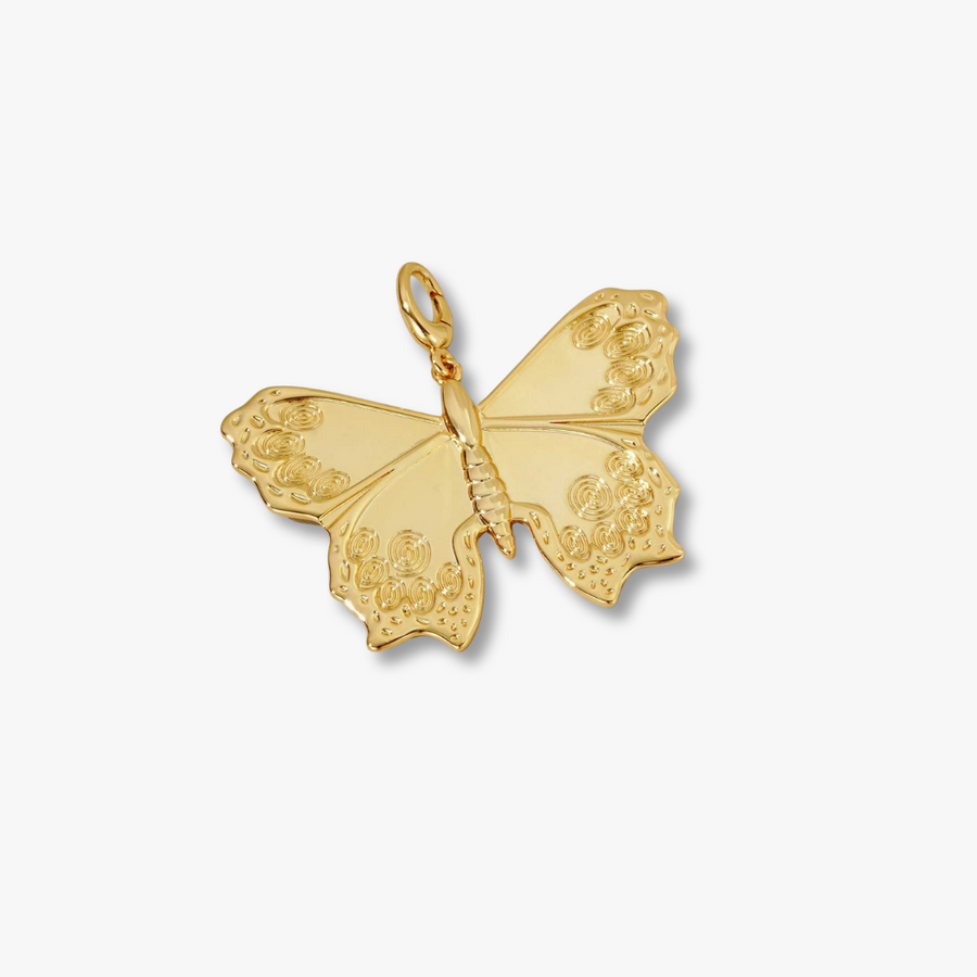 Golden Butterfly Poetic Wings