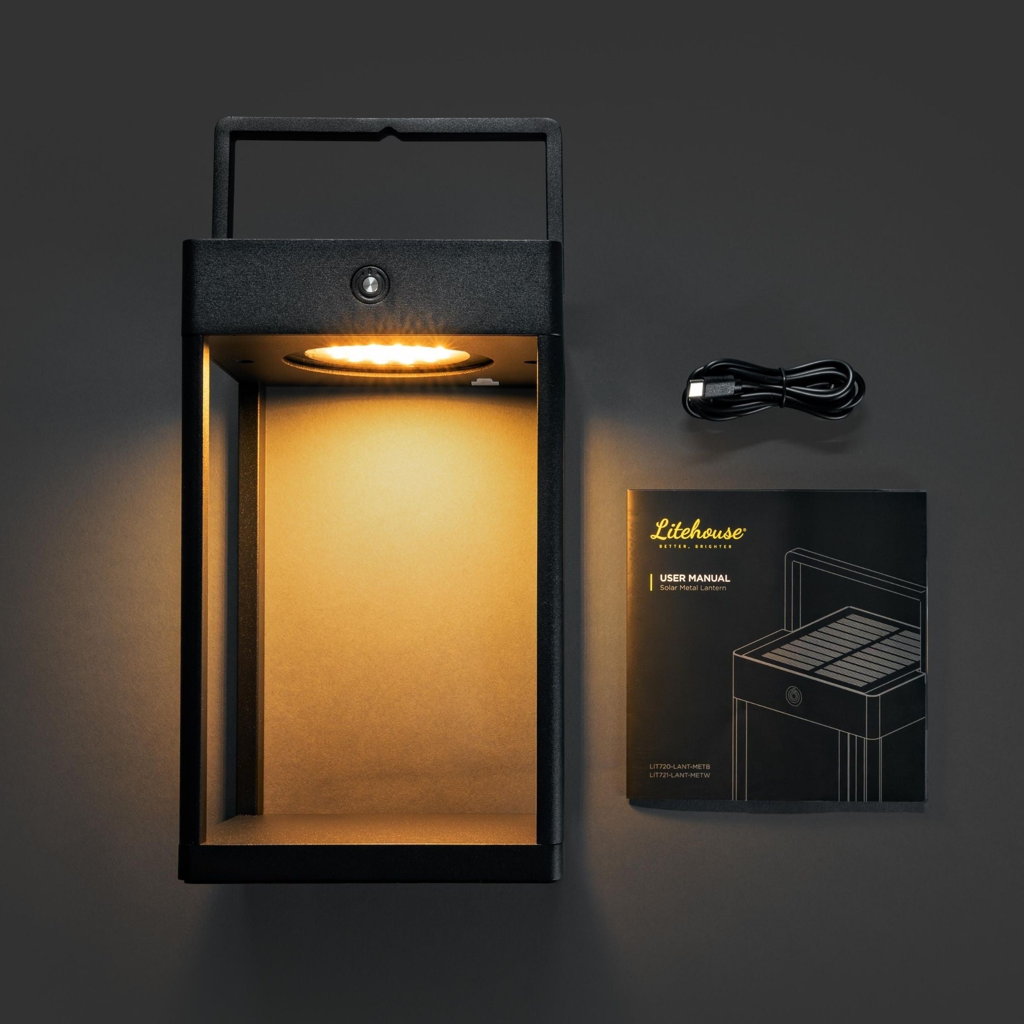 Luxury Metal Solar Lantern