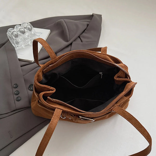 Sela Vegan Leather Shoulder Bag