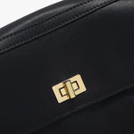 Vena Flap Turn-Lock Vegan Leather Shoulder Bag