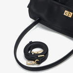 Vena Flap Turn-Lock Vegan Leather Shoulder Bag