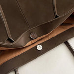 Lina Oversized Vegan Suede Tote Bag