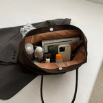 Lina Oversized Vegan Suede Tote Bag