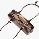 Lola Glossy Vegan Leather Shoulder Bag