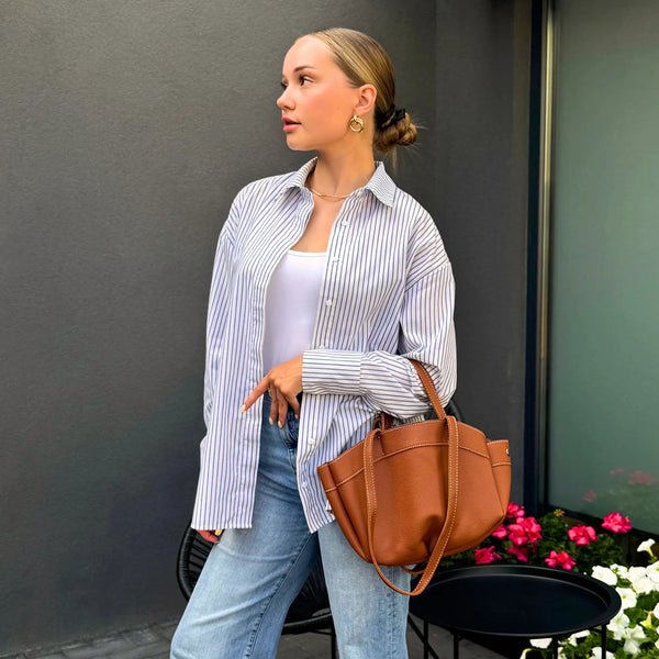 Aona Vegan Leather Tote Bag