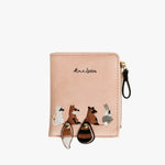 Renah Embroidered Vegan Leather Bifold Wallet