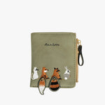 Renah Embroidered Vegan Leather Bifold Wallet