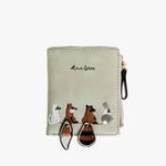 Renah Embroidered Vegan Leather Bifold Wallet