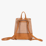 Liorra Structured Vegan Leather Backpack