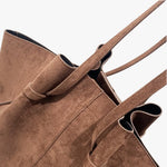 Holly Oversized Vegan Suede Tote Bag