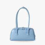 Melya Structured Vegan Leather Bowling Bag
