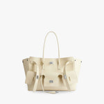Vola Structured Open-Top Vegan Leather Tote