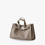 Loha Grained Vegan Leather Work Tote