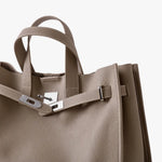 Loha Grained Vegan Leather Work Tote