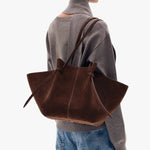Holly Oversized Vegan Suede Tote Bag