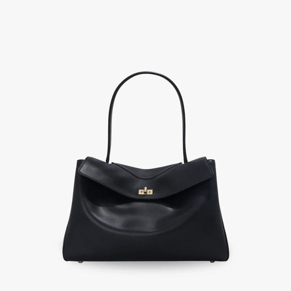 Vena Flap Turn-Lock Vegan Leather Shoulder Bag