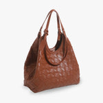 Kelia Woven Vegan Leather Tote Bag