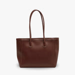 Elora Smooth Vegan Leather Shoulder Tote