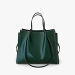 Mara Structured Triple-Compartment Vegan Leather Tote