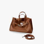 Loha Grained Vegan Leather Work Tote