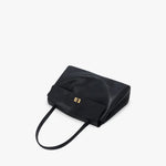 Vena Flap Turn-Lock Vegan Leather Shoulder Bag
