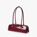 Lola Glossy Vegan Leather Shoulder Bag
