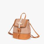 Liorra Structured Vegan Leather Backpack
