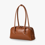 Melya Structured Vegan Leather Bowling Bag