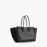 Vola Structured Open-Top Vegan Leather Tote