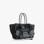 Vola Structured Open-Top Vegan Leather Tote