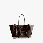 Vola Structured Open-Top Vegan Leather Tote