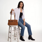 Sela Vegan Leather Shoulder Bag