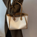 Elora Smooth Vegan Leather Shoulder Tote