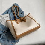 Elora Smooth Vegan Leather Shoulder Tote