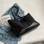 Elora Smooth Vegan Leather Shoulder Tote
