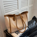 Elora Smooth Vegan Leather Shoulder Tote