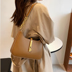 Allia Vegan Leather Shoulder Bag