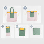 Folda Vegan Leather Foldable Tote Bag
