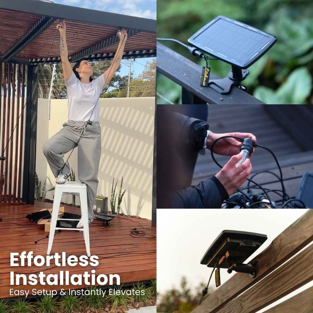 Premium Solar Bulb String Lights - 33 feet | 10 meters