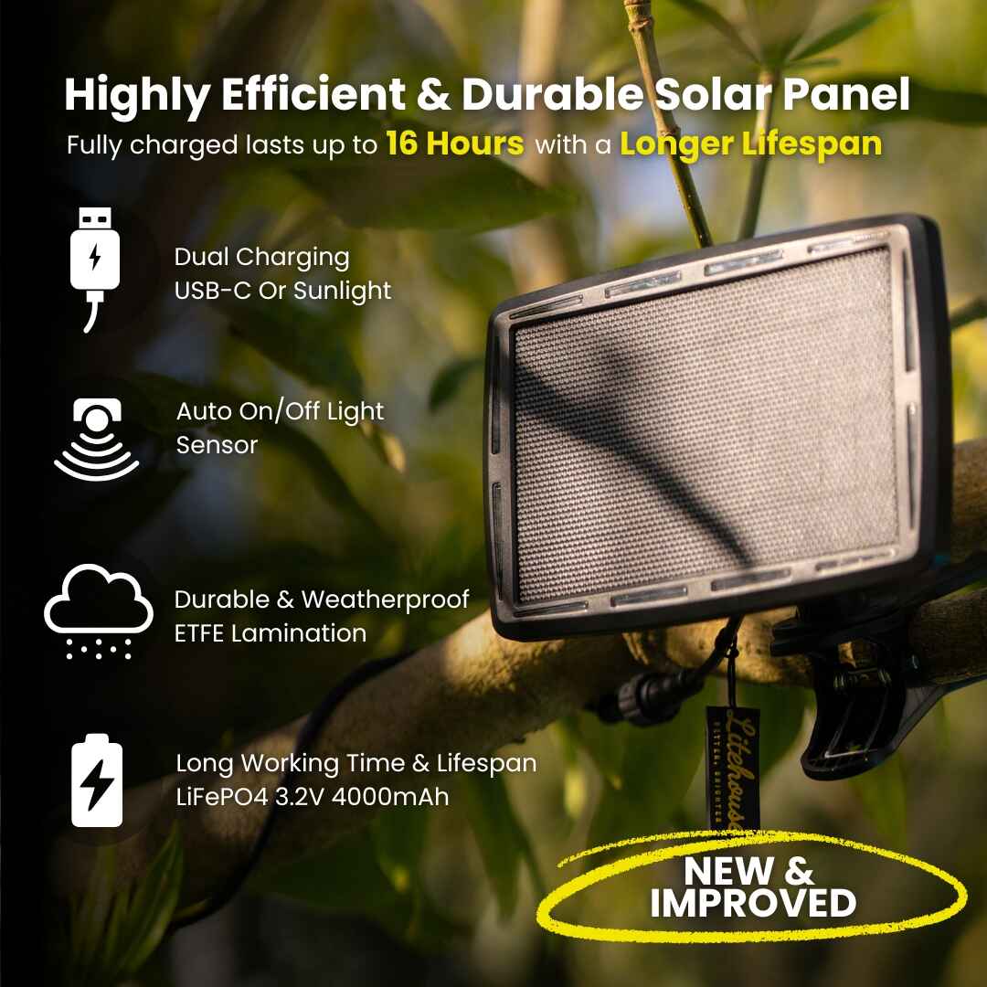 Premium Solar Bulb String Lights - 33 feet | 10 meters